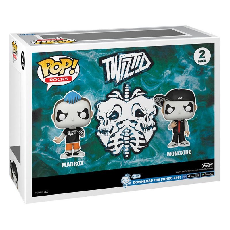Funko Pop! Rocks: 2 Pack - Twiztid - Madrox & Monoxide (2022) SVV-Schatzoekers