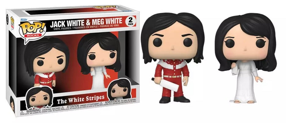 Funko Pop! Rocks: 2 Pack - White Stripes - Jack White & Meg White (2020) SVV-Schatzoekers