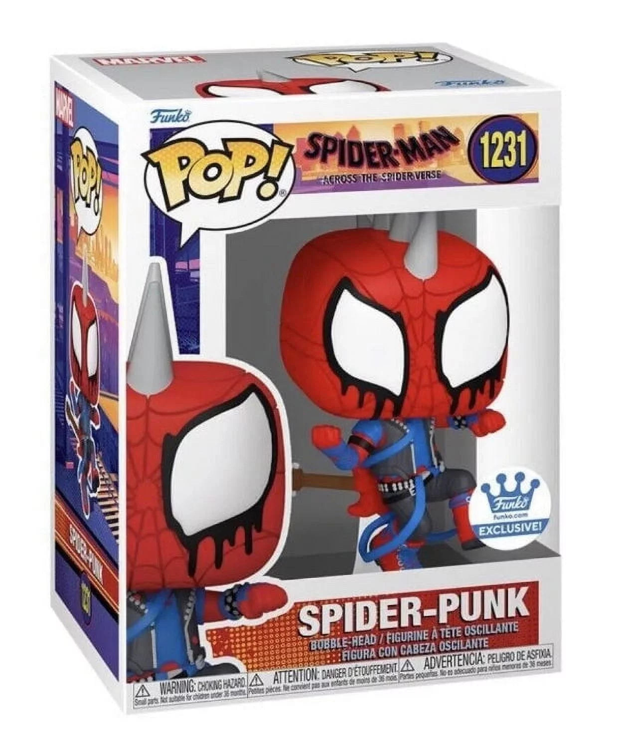 Funko Pop! Marvel: 1231 - Across the Spider-Verse - Spider-Punk (2023) Exclusive