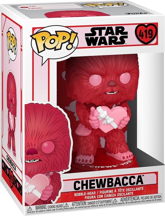 Funko Pop! Star Wars 419 - Valentine Special - Chewbacca (2021) SVV-Schatzoekers