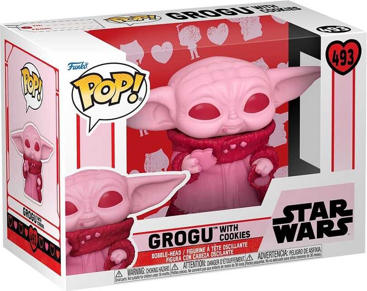 Funko Pop! Star Wars 493 - Valentine Special - Grogu with Cookies (2022) SVV-Schatzoekers