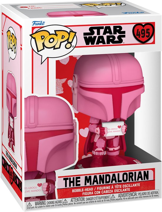 Funko Pop! Star Wars 495 - Valentine Special - The Mandalorian (2022) SVV-Schatzoekers