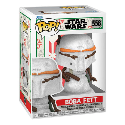 Funko Pop! Star Wars 558 - Snowman Holiday Special - Boba Fett (2022) SVV-Schatzoekers