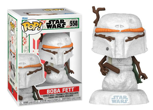 Funko Pop! Star Wars 558 - Snowman Holiday Special - Boba Fett (2022) SVV-Schatzoekers