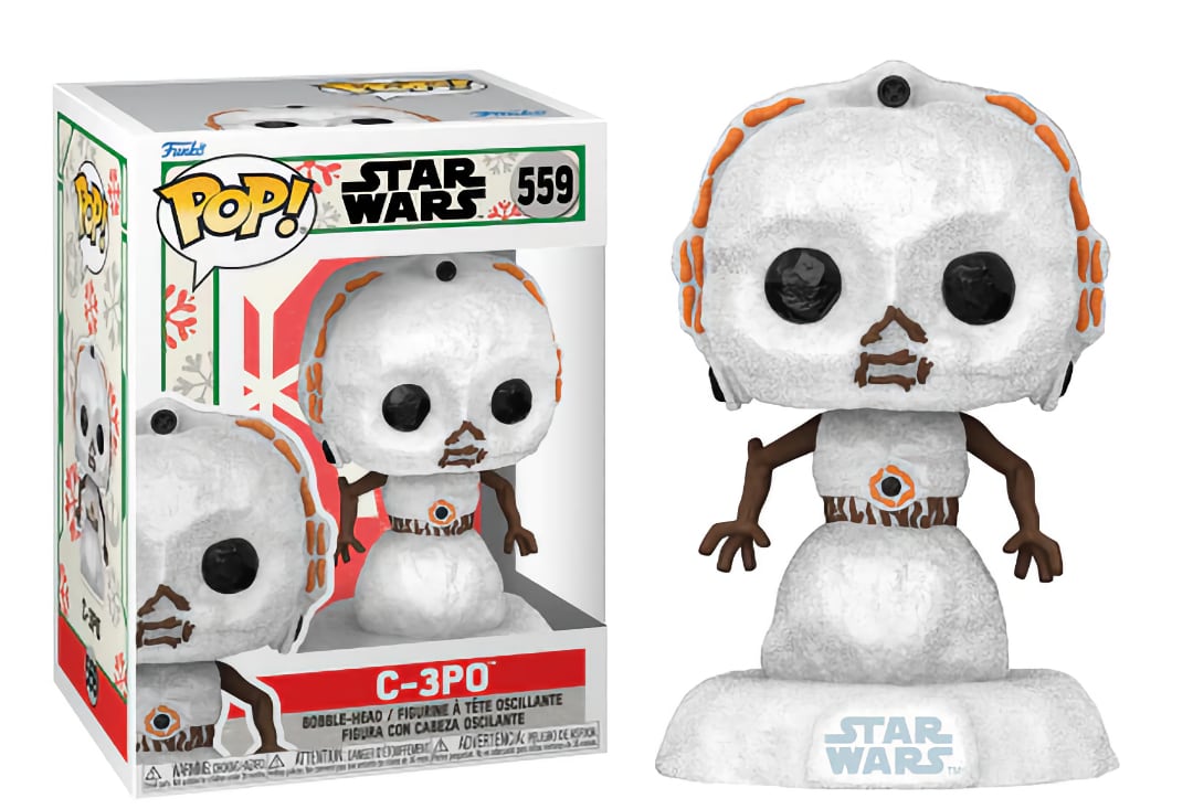 Funko Pop! Star Wars 559 - Snowman Holiday Special - C-3PO (2022) SVV-Schatzoekers