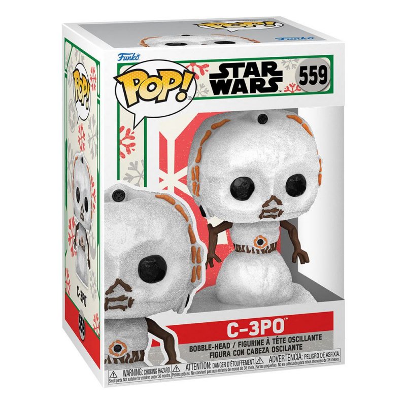 Funko Pop! Star Wars 559 - Snowman Holiday Special - C-3PO (2022) SVV-Schatzoekers