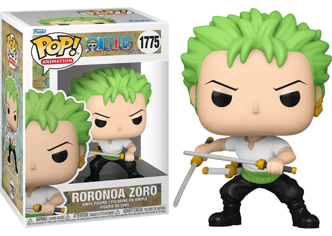 Funko Pop! Animation: 1775 - One Piece - Roronoa Zoro (2024) restored original product photo