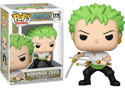 Funko Pop! Animation: 1775 - One Piece - Roronoa Zoro (2024) restored original product photo