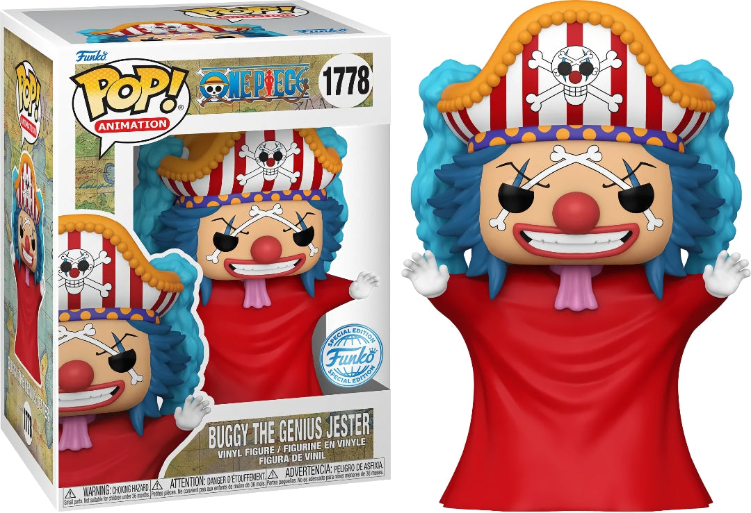 Funko Pop! Animation: 1778 - One Piece - Buggy The Genius Jester (2024) Special Edition