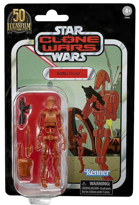 Hasbro - Star Wars Vintage Collection - Clone Wars - Battle Droid (2020) SVV-Schatzoekers