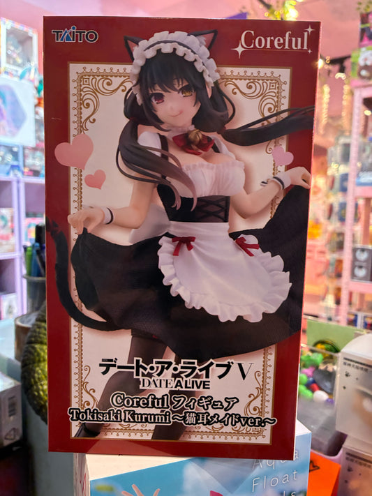 Taito Prize - Date A Live IV - Coreful - Tokisaki Kurumi (Cat Ear Maid Ver. 18cm)