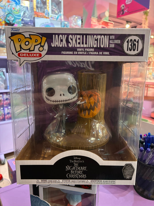 Funko Pop! Disney 1361 - Nightmare Before Christmas - Jack Skellington with Halloween Door (DeLuxe)