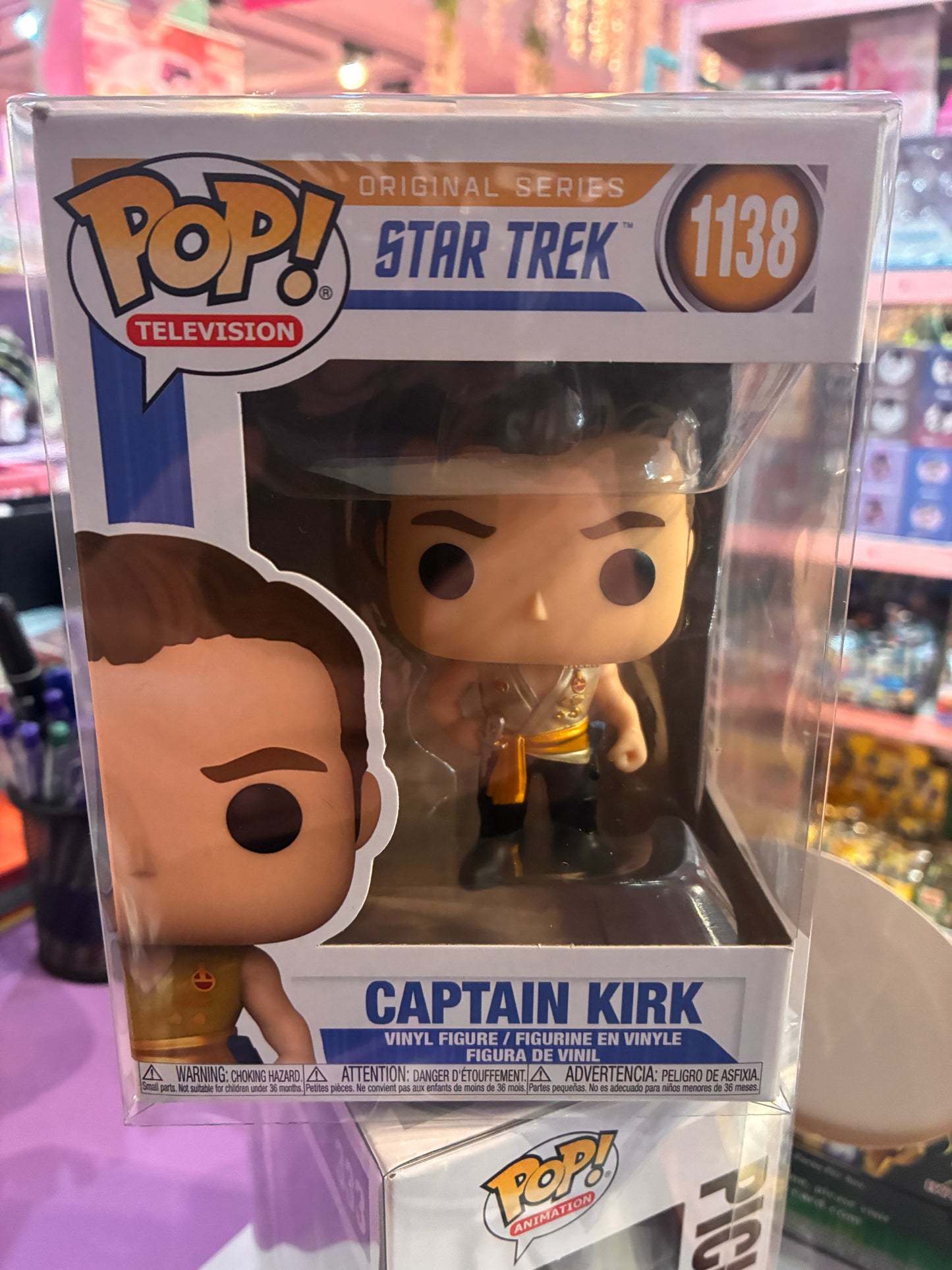 Funko Pop! Television: 1138 - Star Trek Original Series - Mirror Captain Kirk (2021) VAULTED