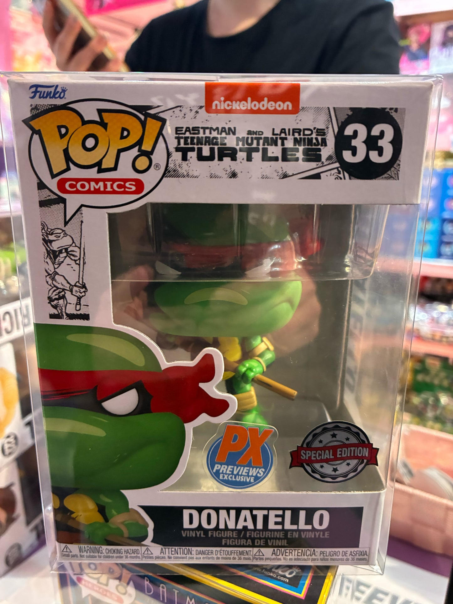 Funko Pop! Comics 033 - Teenage Mutant Ninja Turtles - Donatello (2021) Exclusive / VAULTED