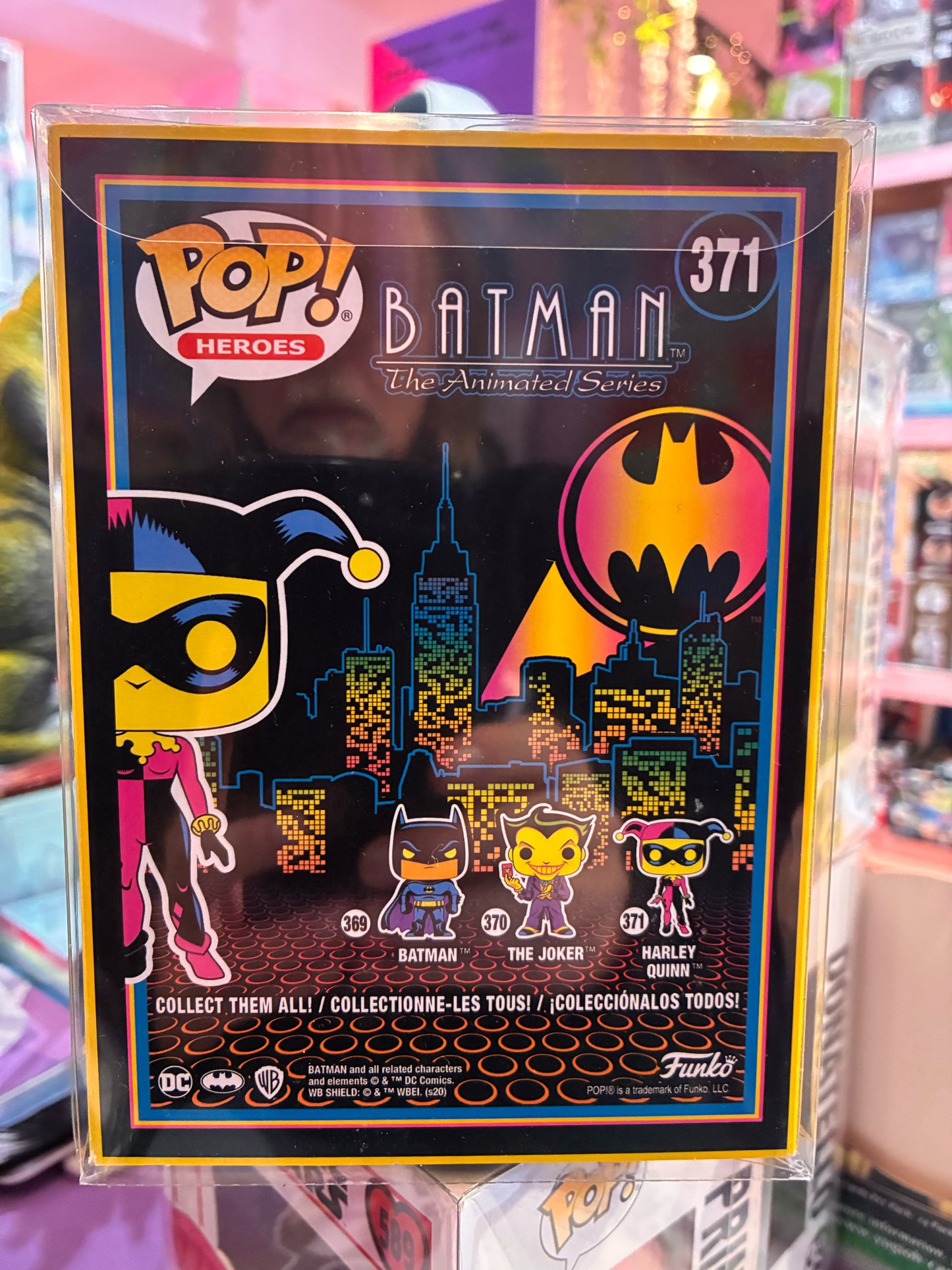 Funko Pop! Heroes 371 - Batman the Animated Series - Harley Quinn (2022) BlackLight
