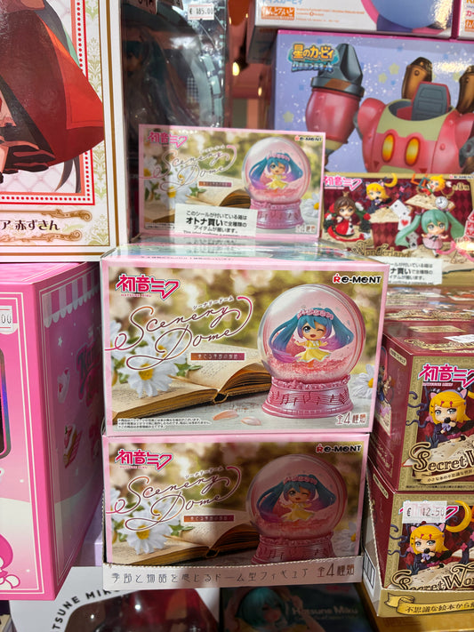 Re-ment - Hatsune Miku Mini Snowglobes Scenery Domes  (Blindbox)