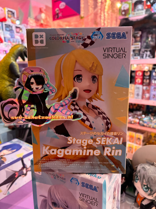 Sega - Colorful Stage! - Hatsune Miku - Kagamine Rin (Stage Sekai Ver. 15cm)
