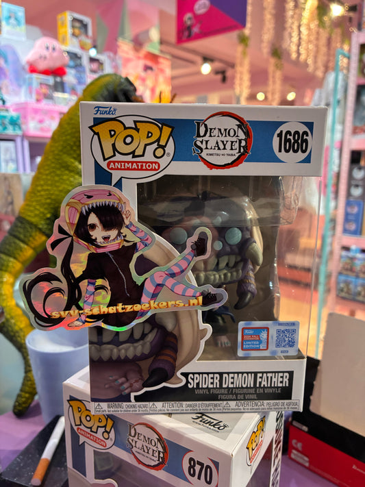 Funko Pop! Animation: 1686 - Demon Slayer - Spider Demon Father (2024) Fall Convention Limited