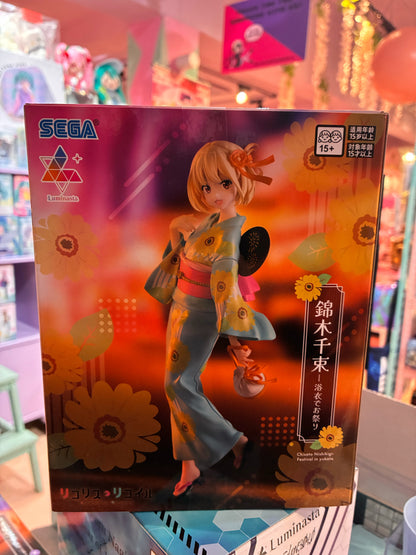 Sega Goods - Luminasta - Lycoris Recoil - (Luminasta) Chisato Nishikigi (Festival in Yukata) 19cm