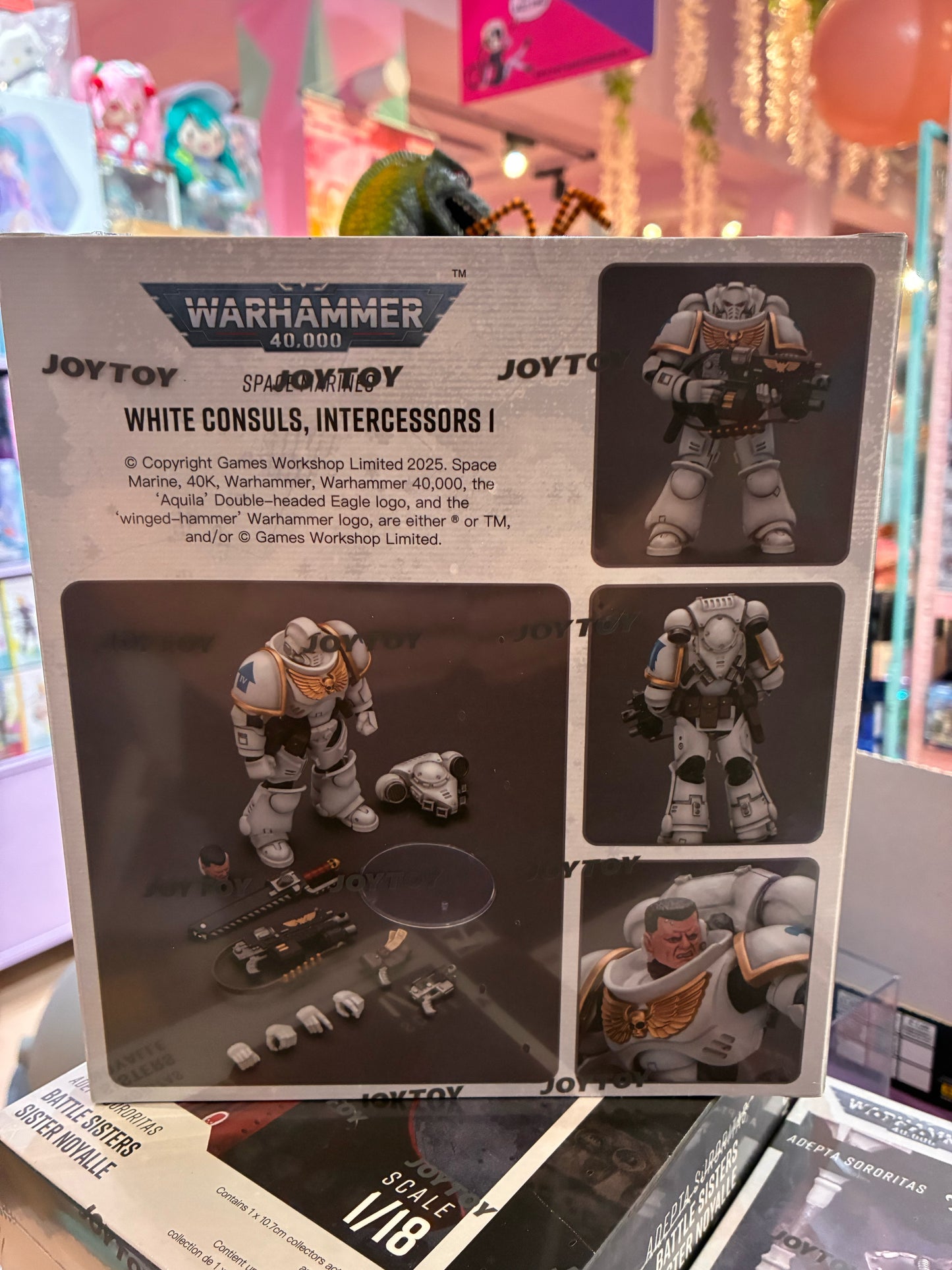 Joytoy - Warhammer 40k - Space Marines White Consuls Intercessors 1 (1/18 12cm)