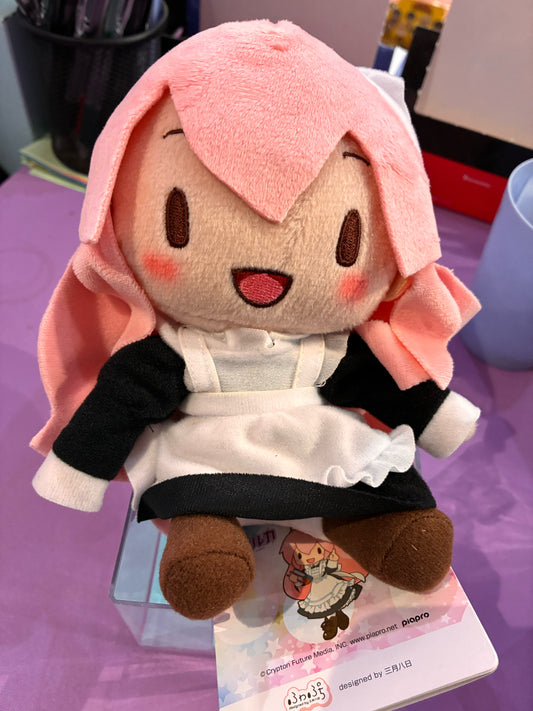 Sega Goods - Hatsune Miku: Project DIVA Arcade Future Tone - Fuwa Petit Plush - Megurine Luka Maid Ver. (EX) (16cm)