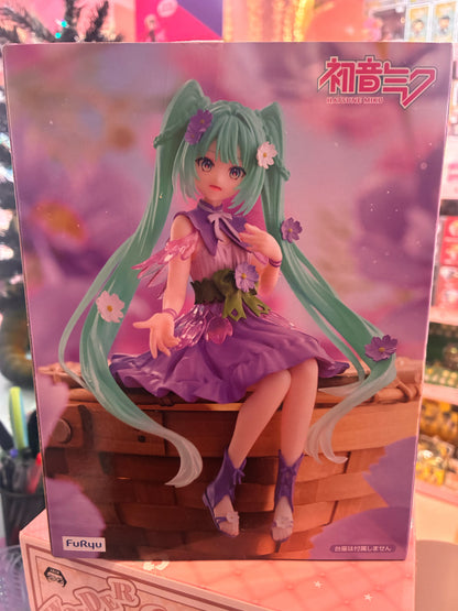 Furyu - Hatsune Miku - Noodle Stopper - Flower Fairy Cosmos (Purple Color Ver. 14cm)