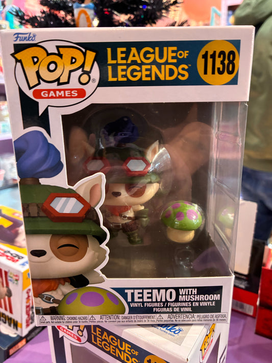 Funko Pop! Games: 1138 - League of Legends - Teemo w/ Mushroom