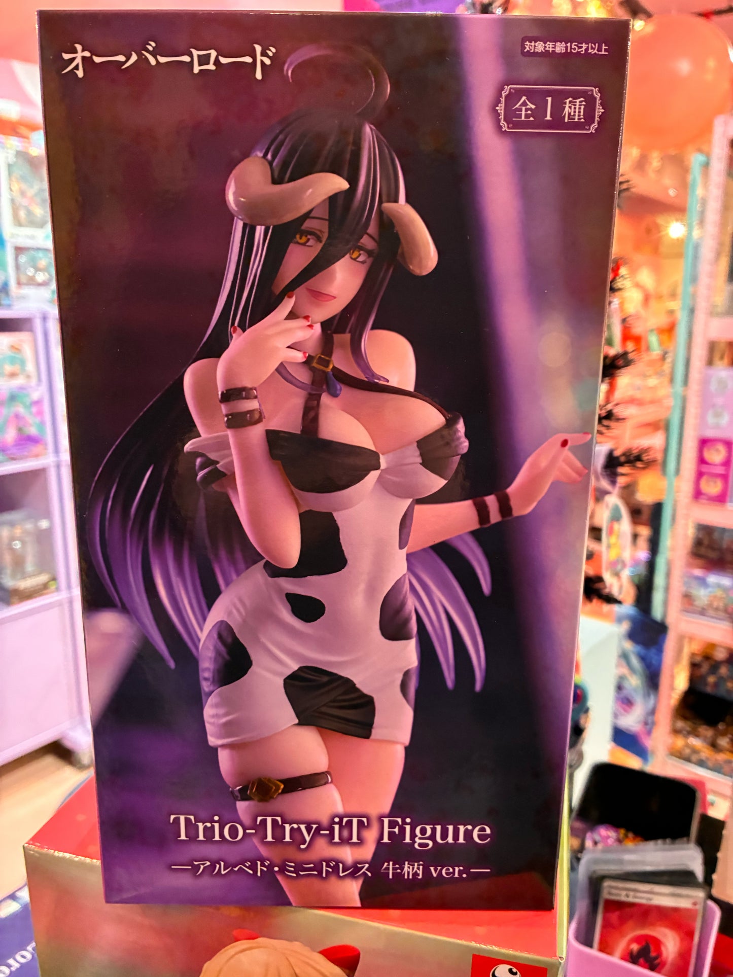 Furyu - Overlord - Trio-Try-iT - Albedo Mini Dress Cow Pattern Ver. (21cm)