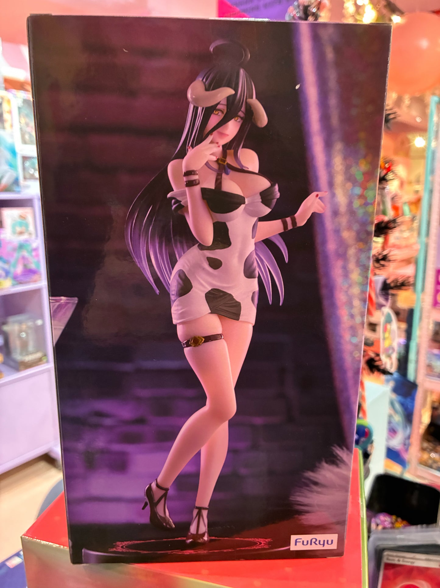 Furyu - Overlord - Trio-Try-iT - Albedo Mini Dress Cow Pattern Ver. (21cm)