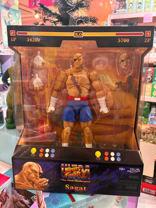 Jada Toys - Ultra Street Fighter II: The Final Challengers - Action Figure 1/12 - Sagat (19cm)