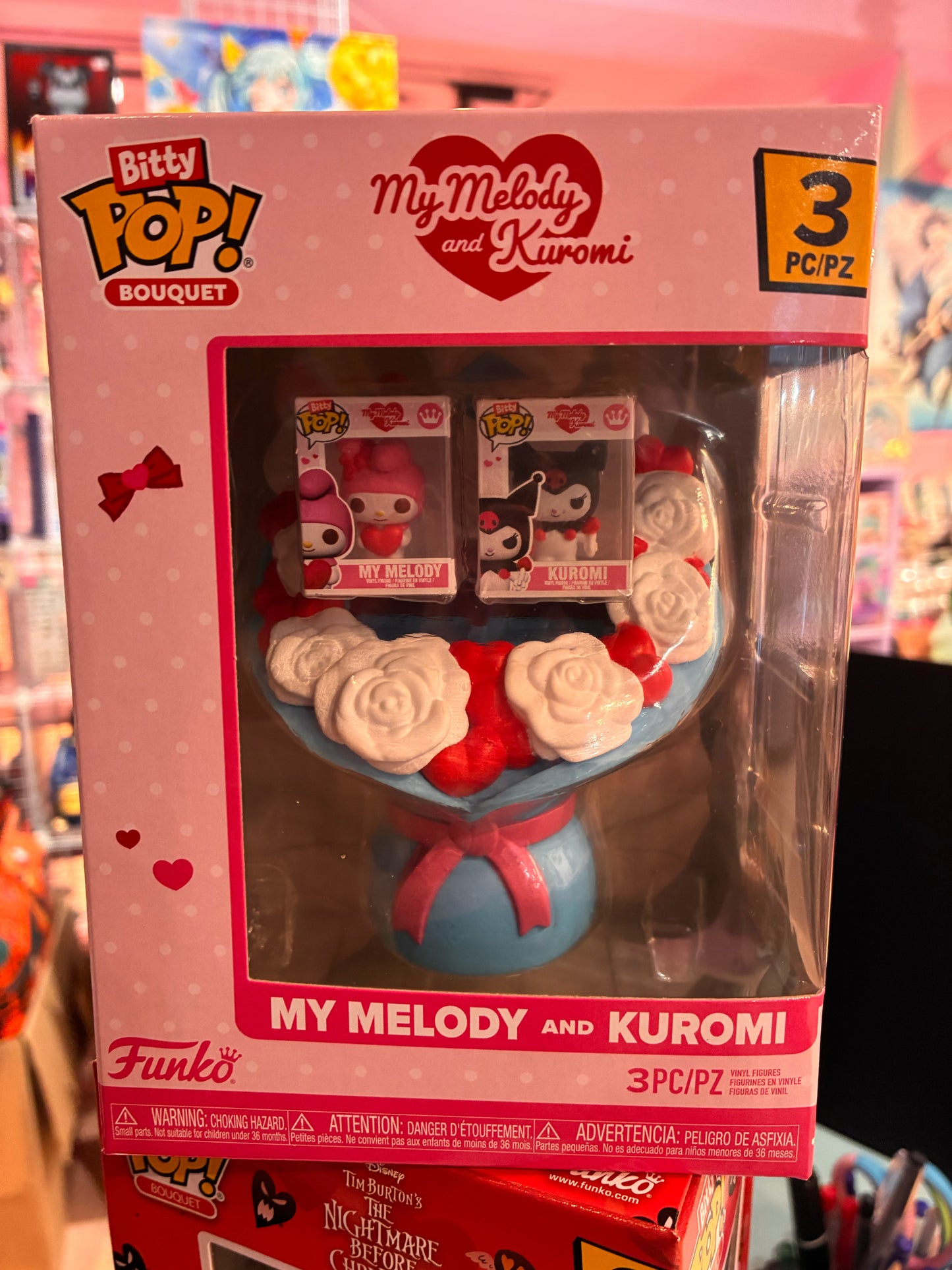 Funko - Sanrio - Bitty POP! Bouquet Vinyl Figure 2-Pack - My Melody & Kuromi (Valentine) (4cm)