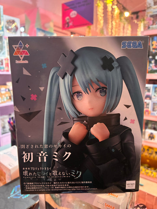 Sega - COLORFUL STAGE! The Movie: A Miku Who Can't Sing - Luminasta - Shuttered Sekai Hatsune Miku (20cm)