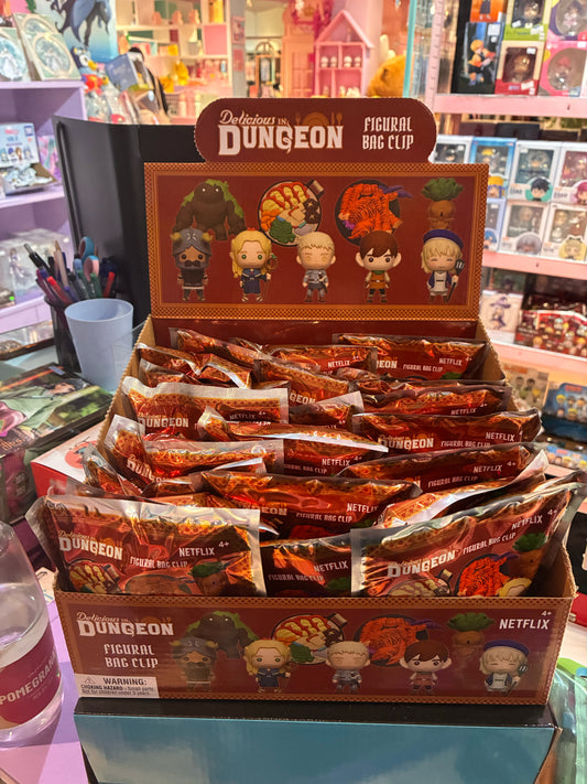 Monogram - Delicious in Dungeon - PVC Bag Clips Series 1 Display (24 stuks)