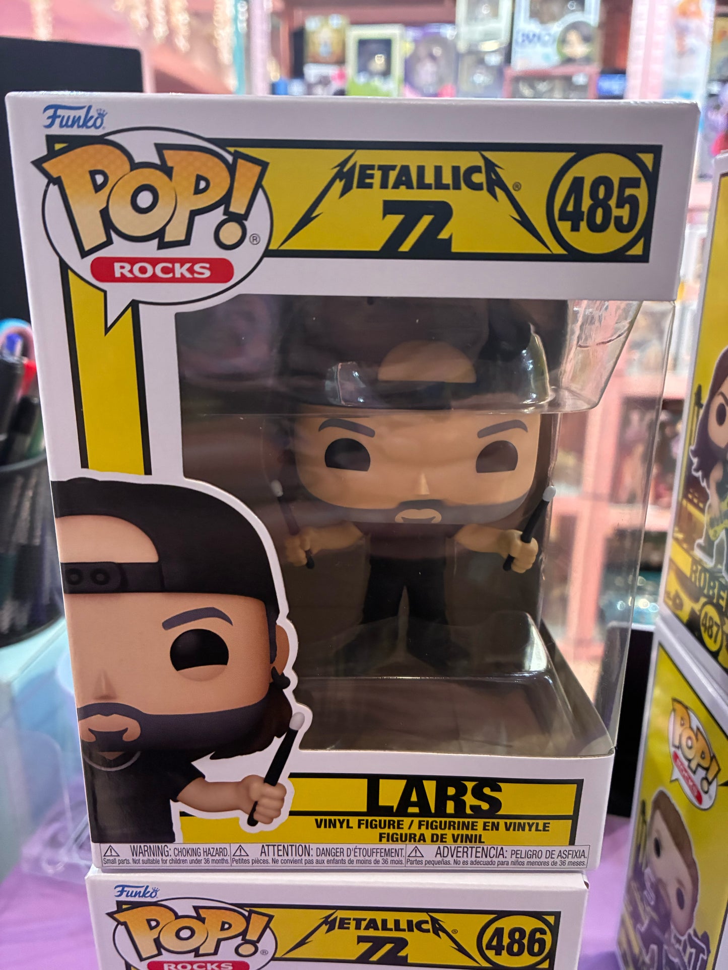 Funko Pop! Rocks 485 - Metallica - Lars Ulrich