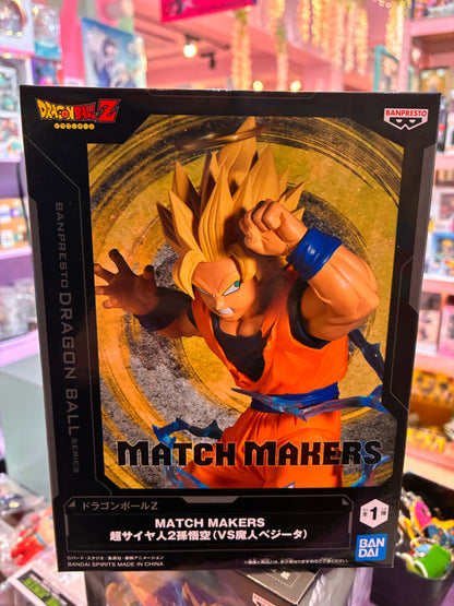 Banpresto - Dragon Ball Z - Match Makers - Super Saiyan 2 Son Goku (vs Majin Vegeta) (15cm)