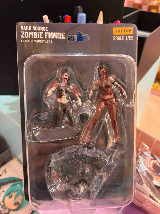 JoyToy - Zombies -  Zombie Dark Source Action Figures 2-Pack - Female wrestlers 8 cm
