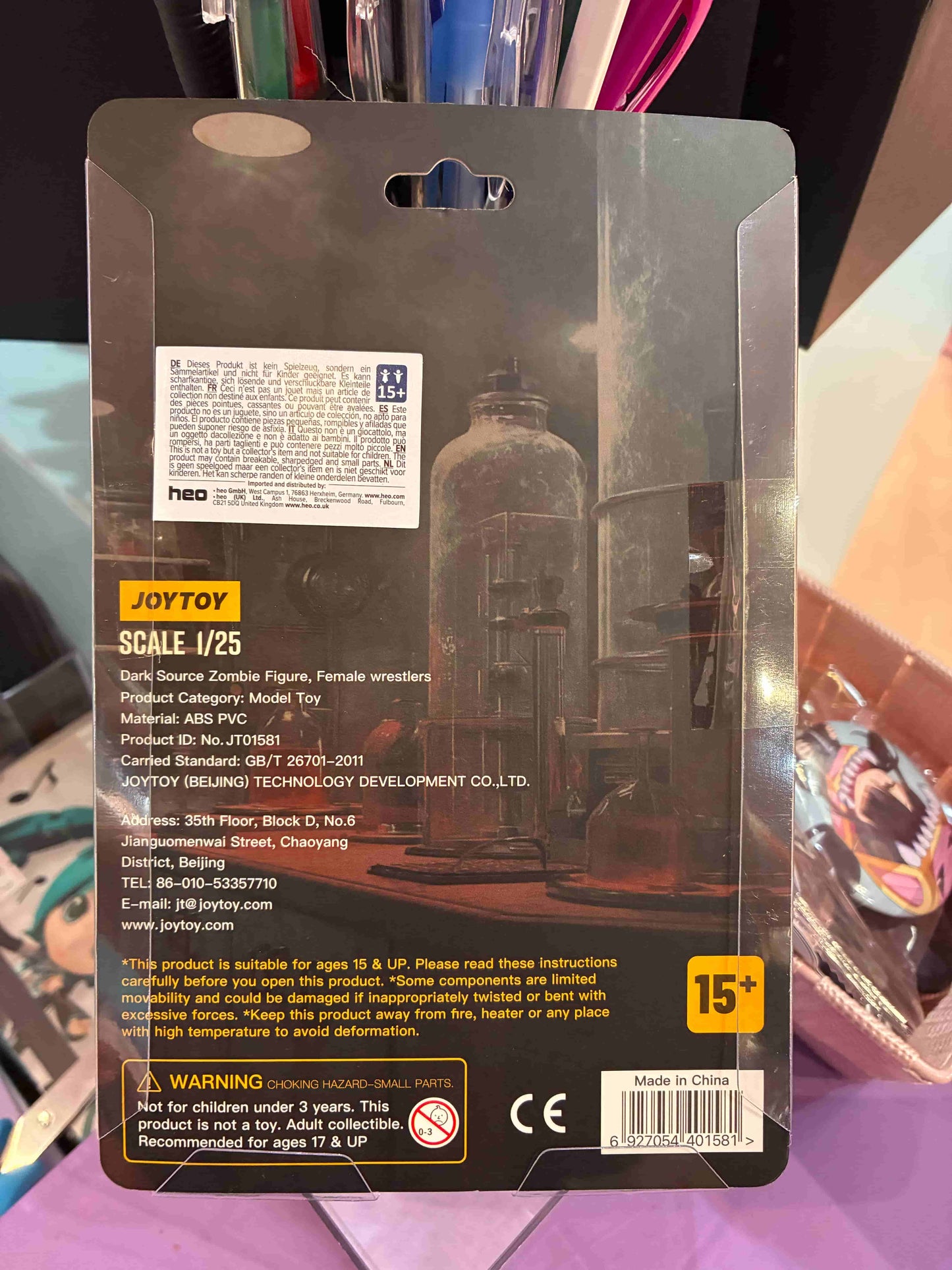 JoyToy - Zombies -  Zombie Dark Source Action Figures 2-Pack - Female wrestlers 8 cm