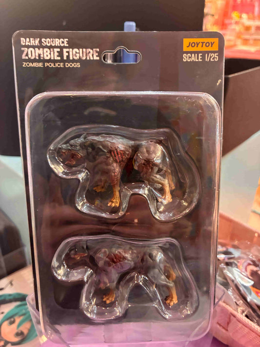 Joy Toy - Zombies -  Zombie Dark Source Action Figures 2-Pack - Police Dogs 8 cm