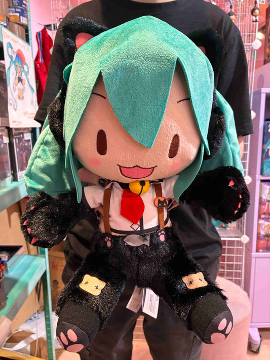 SEGA - Hatsune Miku Project Diva Arcade Future Tone Fuwa Petit Plush Figure Hatsune Miku Kitty Cat LL 30cm