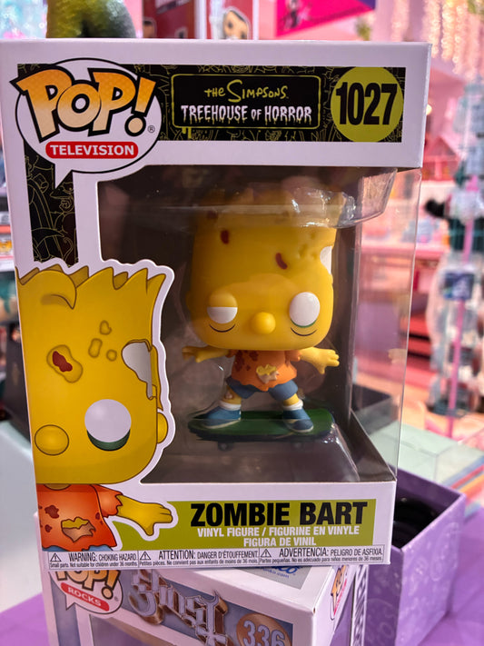 Funko Pop! Television: 1027 - The Simpsons: Treehouse Of Horror - Zombie Bart