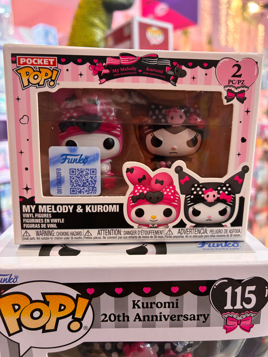Funko Pocket Pop! 2-Pack - Sanrio - My Melody & Kuromi (4cm)