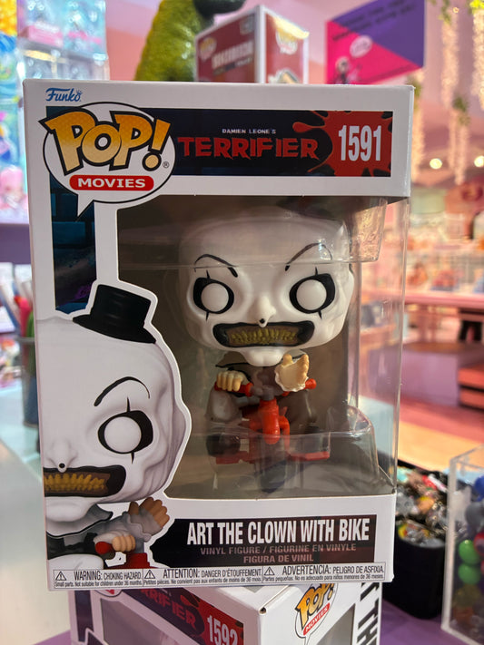 Funko Pop! Movies 1591 - Terrifier - Art The Clown With Bike