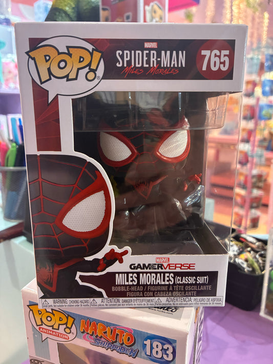 Funko Pop! Marvel 765 - Spider-Man Miles Morales - Miles Morales (Classic Suit)