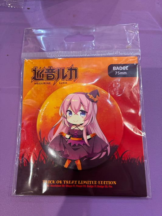 POPbuddies - Hatsune Miku - Pin Bagde - Megurine Luka (Halloween Limited Edition)
