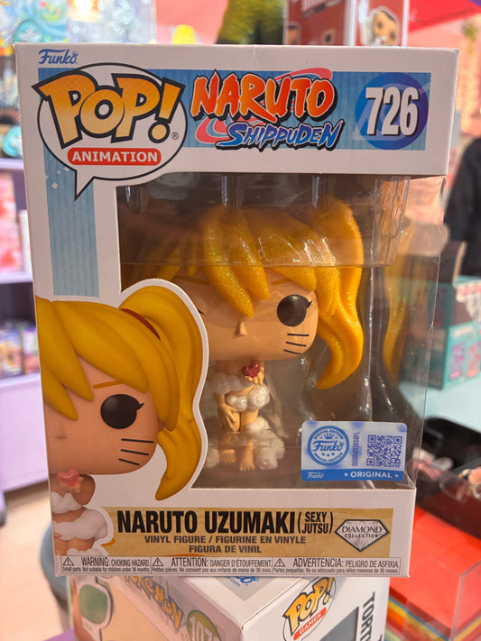 Funko Pop! Animation 726 - Naruto Shippuden - Naruto Uzumaki (Sexy Jutsu) Diamond Collection