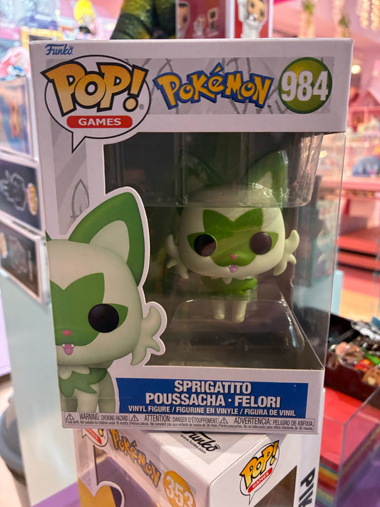 Funko Pop! Games 984 - Pokemon - Sprigatito (2024) EMEA