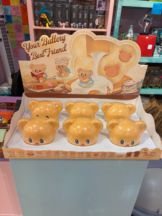 Funism - Butterbear Baked with Love Series - 3-Pack Chubby Face (9cm) (Blindbox)
