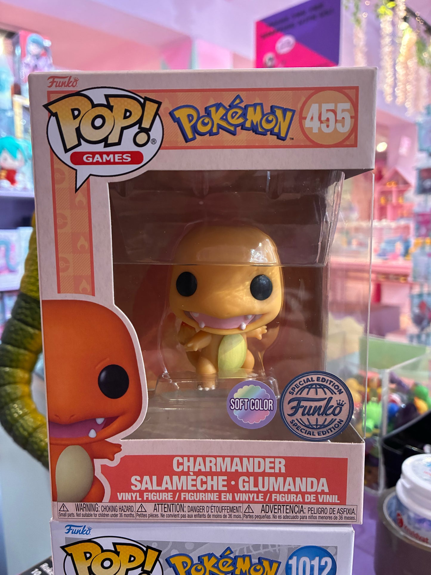Funko Pop! Games 455 - Pokemon - Charmander (2025) (Soft Color)