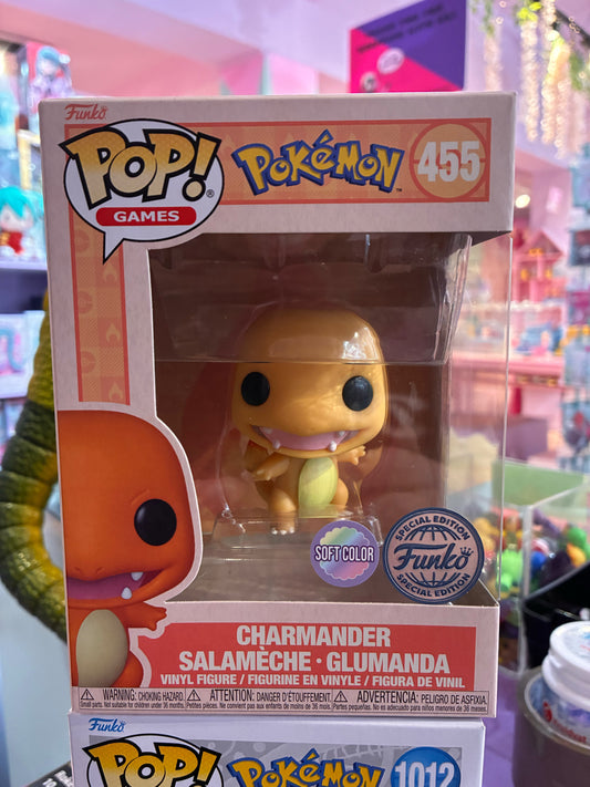 Funko Pop! Games 455 - Pokemon - Charmander (2025) (Soft Color)