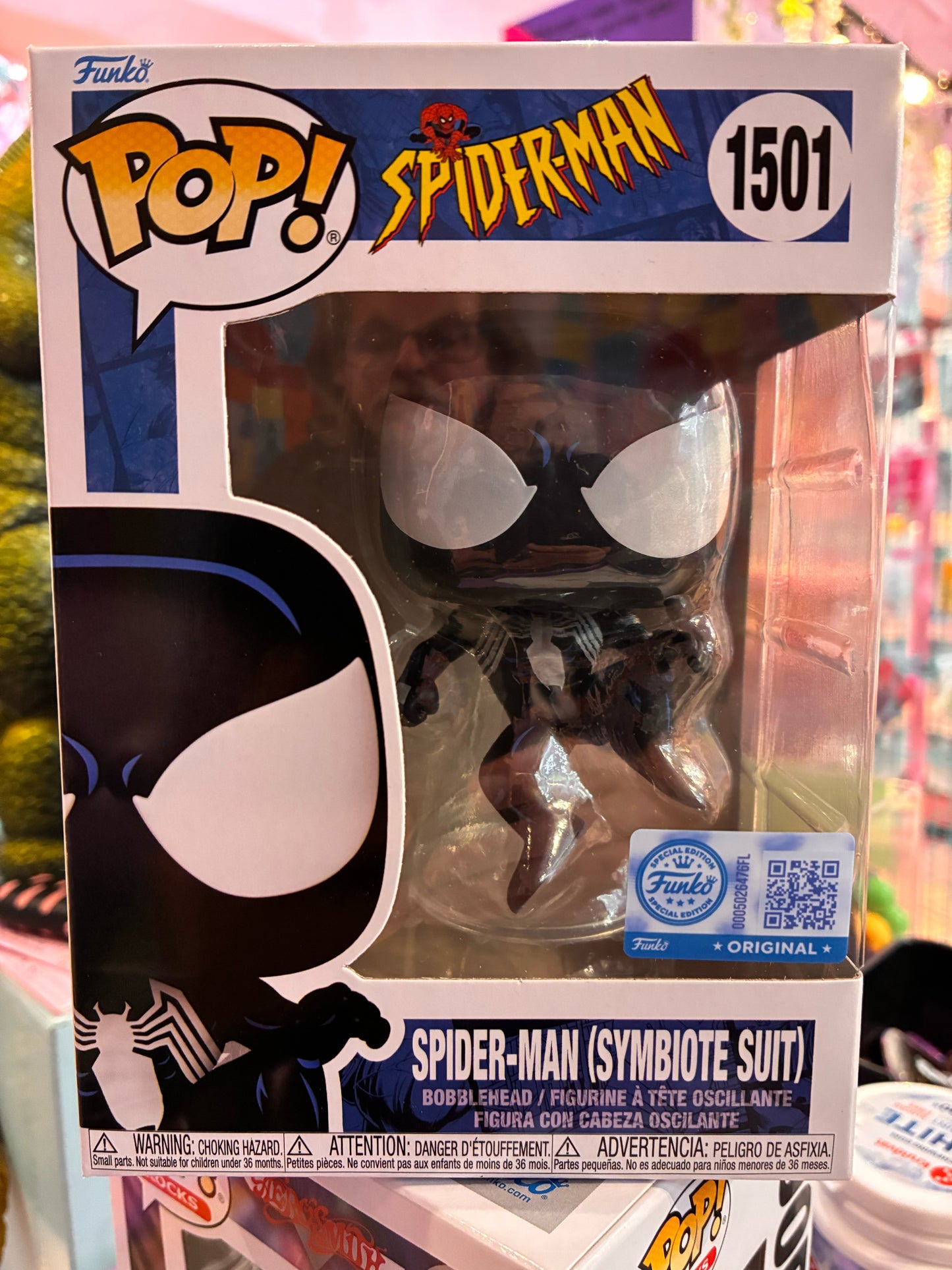 Funko Pop! Marvel: 1501 - Marvel - Spider-Man (Symbiote Suit) (Special Edition)